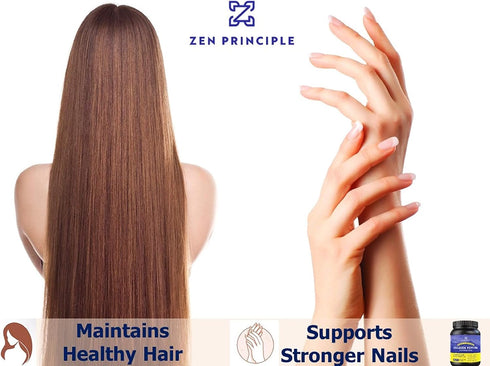 Zen Principle Grass-Fed Collagen Peptides, 1.5 lb, Hydrolyzed Protein Powder for Healthy Hair and Skin