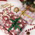 Rolls-17 Inch 33 Ribbli Christmas Wrapping Paper Reversible Vintage Santa and Merry Christmas Red White Gift Wrapping