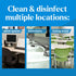CloroxPro Clorox EcoClean Disinfecting Wipes, 100% Plant Based, Antibacterial Cleaning Cloths, Safe for Multi Surface