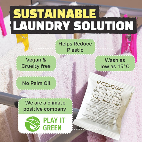 Laundry Egg Refill, Fragrance Free, 50 Loads