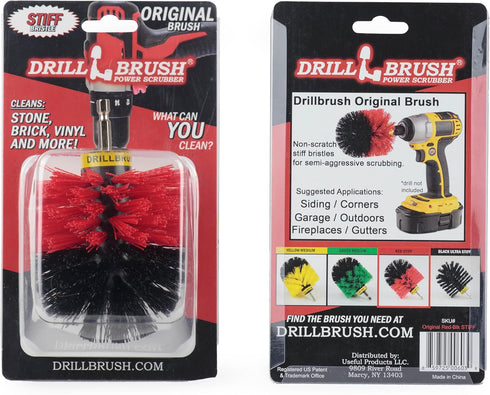 Outdoor Cleaning Supplies - Garden Scrubbing Tool - Patio Scrubbing Brush -