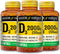 MASON NATURAL Vitamin D3 2,000 IU Ultra Strength, Supports Bone Density & Immune Health, 60 Softgels, 3 Pack