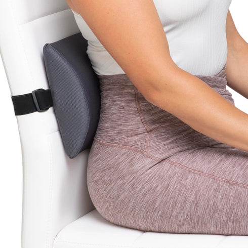Slimline OPTP The Original McKenzie Lumbar Support USA-Made Lower Back Support for Office Chair, Car Back Support