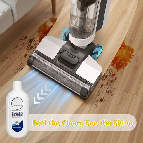 VILLAPOOL 2 Pack S3 S5 S6 S7 S9 Floor Cleaning Solution for Tineco and Robot Vacuums with Mopping, Deep Cleans Multiple