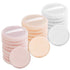 24Pcs Cotton Round Powder Puff Pads with Strap, Face Powder Puffs for Loose and Foundation Cosmetics