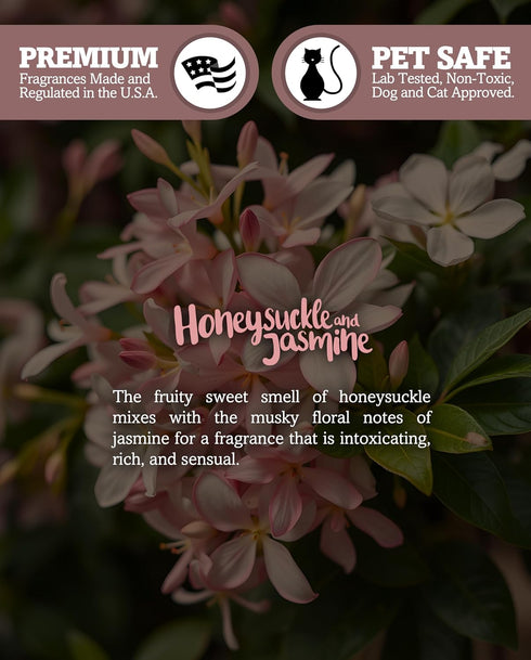 Shortie's Candle Company Honeysuckle Jasmine Natural Soy Wax Melts, 3 Oz. Bar, 100% Soy and Essential Fragrance Oils