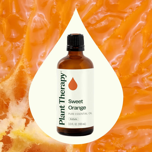 Plant Therapy Sweet Orange Essential Oil 100% Pure, Natural Aromatherapy, 100 mL (3.3 oz)