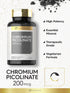 Carlyle Chromium Picolinate 200mcg | 250 Tablets | Vegetarian, Non-GMO, Gluten Free Supplement