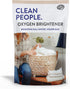 Clean People Natural Oxygen Brightener Stain Remover, Plant Derived Ingredients, Natural Bleach Alternative, 41 oz