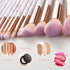 16PCs Marble Makeup Brushes Set, Premium Synthetic Kits for Foundation, Powder, Eyeshadow, Eyeliner, Blending