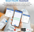 Alcedo Bluetooth Blood Pressure Monitor, Smart BP Machine with Wide Range Cuff, App-Enabled, Large Backlit Screen