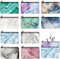 Reginary 20 Pieces Cosmetic Bag for Women, Roomy Zipper Toiletry Bag Pouch, Travel Packing Organizer (Marble)
