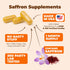 Turmeric Saffron Supplements with Cinnamon & Cardamom | Antioxidant Joint Support | Pack of 2