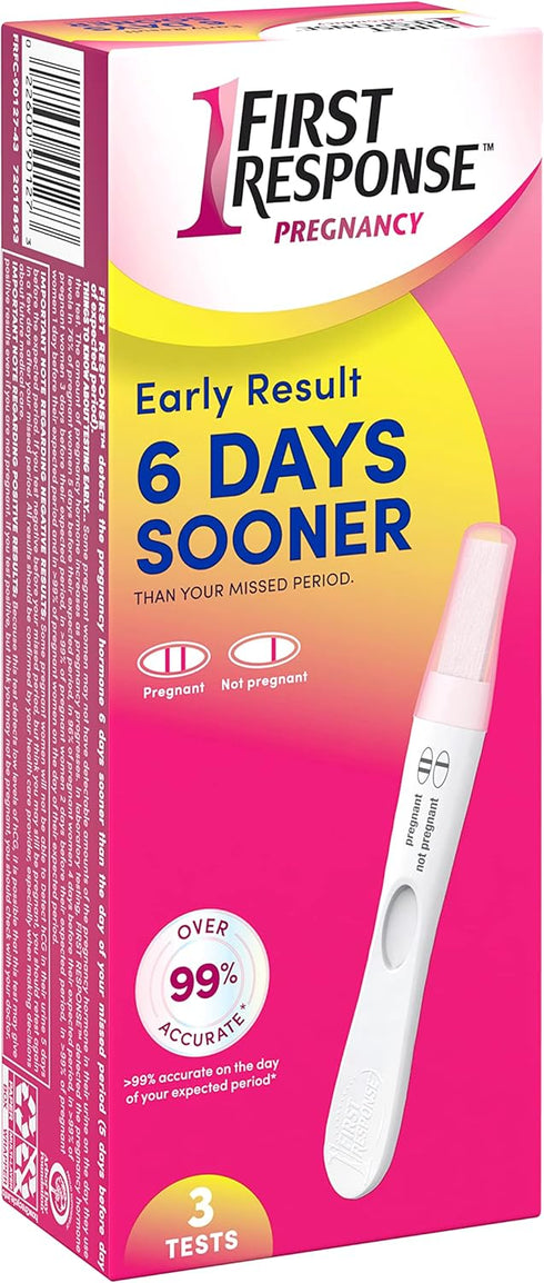 First Response Early Result Pregnancy Test, 3 Count Pack