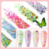 Makartt Nail Decoration Set, 4 Boxes Glitter Sequins & Rhinestones for Nail Art, DIY Decoration Accessories Kit