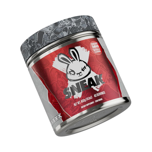 SNEAK Energy Drink Powder - Cherry Bomb, No Sugar, Natural Caffeine & Focus-Boosting Nootropics, 40 Servings