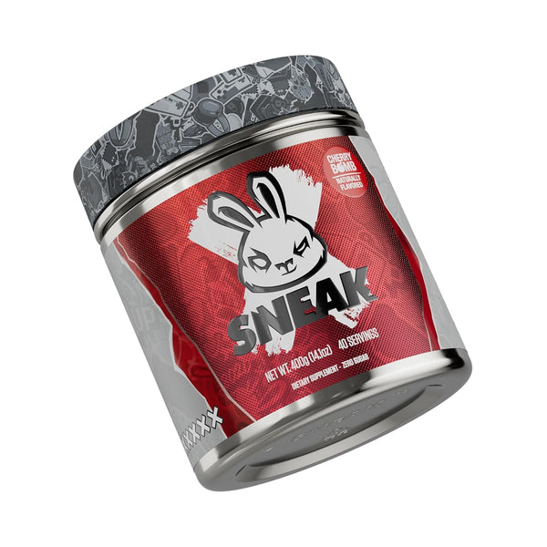 SNEAK Energy Drink Powder - Cherry Bomb, No Sugar, Natural Caffeine & Focus-Boosting Nootropics, 40 Servings