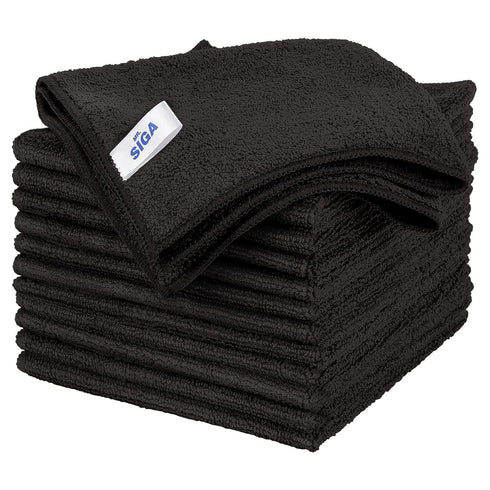 MR.SIGA Microfiber Cleaning Cloth, All-Purpose Microfiber Towels, Streak Free Cleaning Rags, Pack