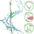VeriFloss Dental Flosser with 10 Head Refill, Ergonomic Design for Adults & Kids, Reusable Floss Picks Cleaning Kit