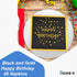 HOME-X Happy Birthday Black and Gold Paper Napkins - Square Party Napkins, 48 Count