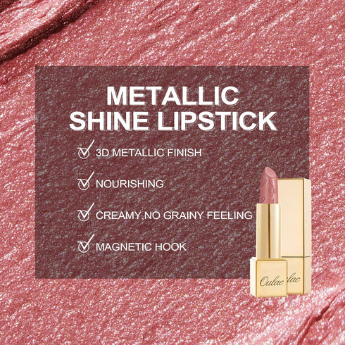 Oulac Light Pink Lipstick for Women, High Impact Lip Color, Lightweight Hydrating Formula, Vegan Beauty, Full Coverage,