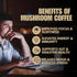 Spark Mushroom Coffee 35 210g/7.4oz 6 Immunity Spark Instant Organic Mushroom Coffee USDA - Servings & - Adaptogenic