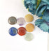 7 Chakra Stones Round Set - Natural Healing Crystals for Reiki, Meditation & Energy Balance, Spiritual Wellness