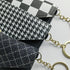 Stylish Black and White Envelope-Shaped Keychain for Birth Control Pills
