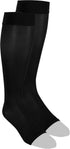 Truform Women's Compression Stockings, 20-30 mmHg, Knee High Length, Open Toe, Black, Medium