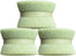 Dotti Super Scrubber Silicone Sponge - 3 Pack, Sage, Odor-Free, Non-Scratch, Fast-Drying, Dishwasher-Safe