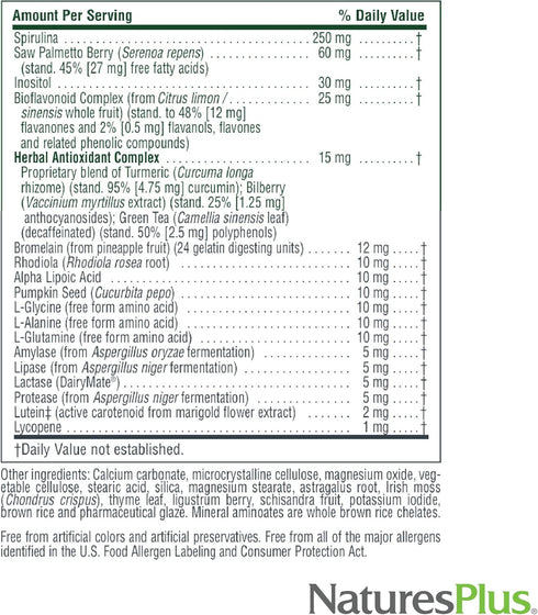 Natures Plus Source of Life Men Multivitamin, 60 Vegetarian Tablets for Natural Energy Production
