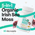 Organic Irish Sea Moss Pills, Wildcrafted Dr Sebi Inspired Seamoss Blend with Turmeric, Burdock Root & Bladderwrack