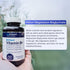Vitamin B Complex with Vitamin D3, B12, B6, Magnesium Bisglycinate, and Folate, 60 Capsules