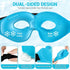 Comfytemp Cold Gel Eye Mask, Reusable Cold Compress Sleeping Mask for Puffy Eyes, Dry Eyes, Dark Circles, Migraines