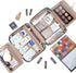 NISHEL Large Size Toiletry Bag for Women, Travel Essentials Organizer, Hanging Makeup Case for Cosmetics