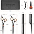 TASALON Hair Cutting Scissors Kit, All-in-1 Set with Professional Hair Shears, Thinning Scissor, Comb, Leather Bag