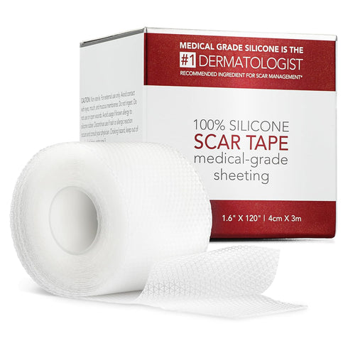 HealFast Physician Formulated Silicone Scar Sheets - Advanced Crosspolymer Medical Grade Silicone