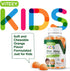 Zinc for Kids Gummies 10mg, with Vitamin C & Echinacea for Kids - Immune Support, Powerful Natural Antioxidant, Kids Zinc Vitamin Supplement - Vegan, Gelatin Free - Tasty Chewable Orange Flavor Gummy