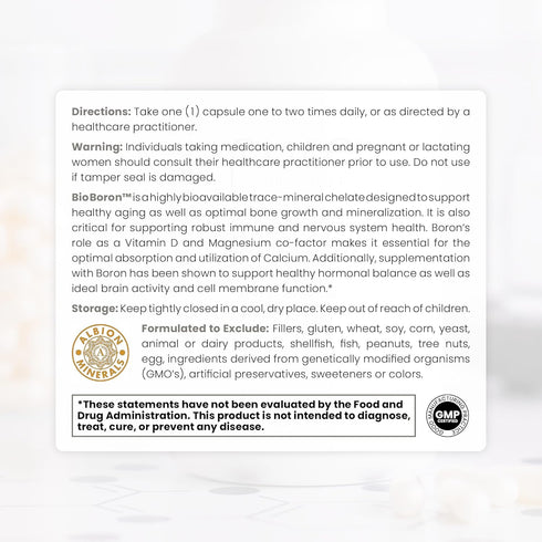 Pure TheraPro Rx Bio Boron 10mg, 3 Months Supply, Premium Formula for Bone Health, Joint Flexibility, Cardiovascular