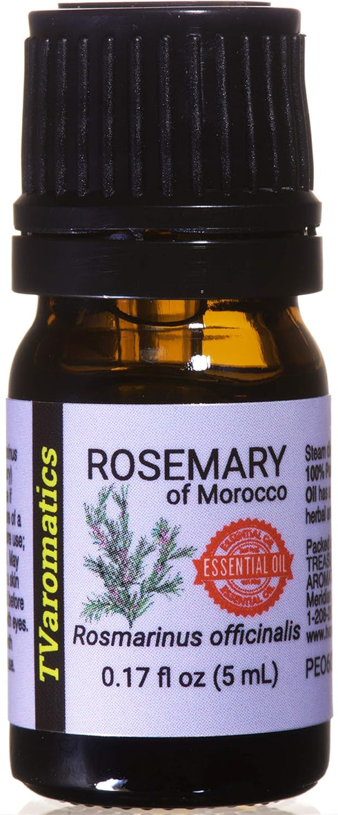 TVaromatics Rosemary of Morocco 100% Pure Essential Oil 1/6 fl oz (5 mL)