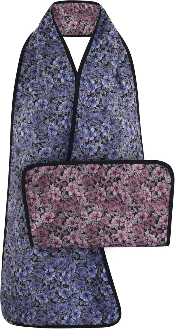 Reversible Adult Bib Scarf - Dignified Alternative to Adult Bibs | Washable