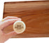 Heritage Products Cutting Board Oil & Wax Applicator, Food Grade Mineral Oil Wood Conditioner with Handle and Wooden