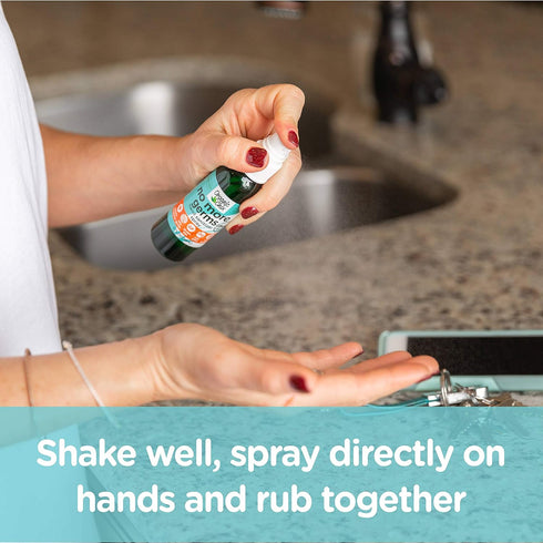 Immune Organic Chix Alcohol Free Hand Sanitizer - Made in USA, Antibacterial Sanitizer from Pure Plant Based Essential
