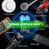 YONHUIZI 4-Pack 1300mAh 9V 9 Rechargeable Batteries, Volt Lithium-ion Square Battery Long Lasting Power+Clip Connector