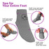 Cold Therapy Socks for Women and Men - Ice Pack Cooling Socks for Plantar Fasciitis, Neuropathy, Arthritis (Grey)