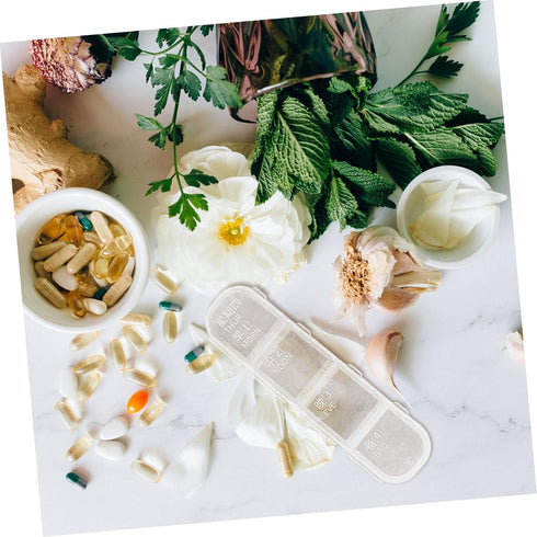 Portable Weekly Pill Organizer - Cute Leakproof Medicine Container