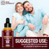 Liquid Magnesium Glycinate Drops with Vitamin B6 - 500mg Magnesium & 100mg Vitamin B6 | Non-GMO, Gluten-Free | Stress