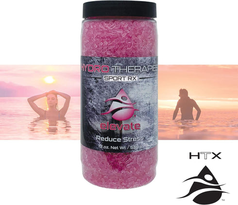 InSPAration 7491 HTX Elevate Therapies Crystals for Spa and Hot Tubs, 19-Ounce,Pink by InSPAration