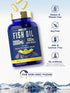 Carlyle Fish Oil 2000mg - 600mg Omega 3 with EPA & DHA, 90 Odorless Softgels, Lemon Flavored Supplement, Non-GMO &