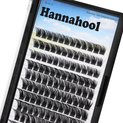 120pcs D Curl Individual Wide Stem Cluster DIY Eyelashes Extensions - Mixed Lengths for Dramatic Volume